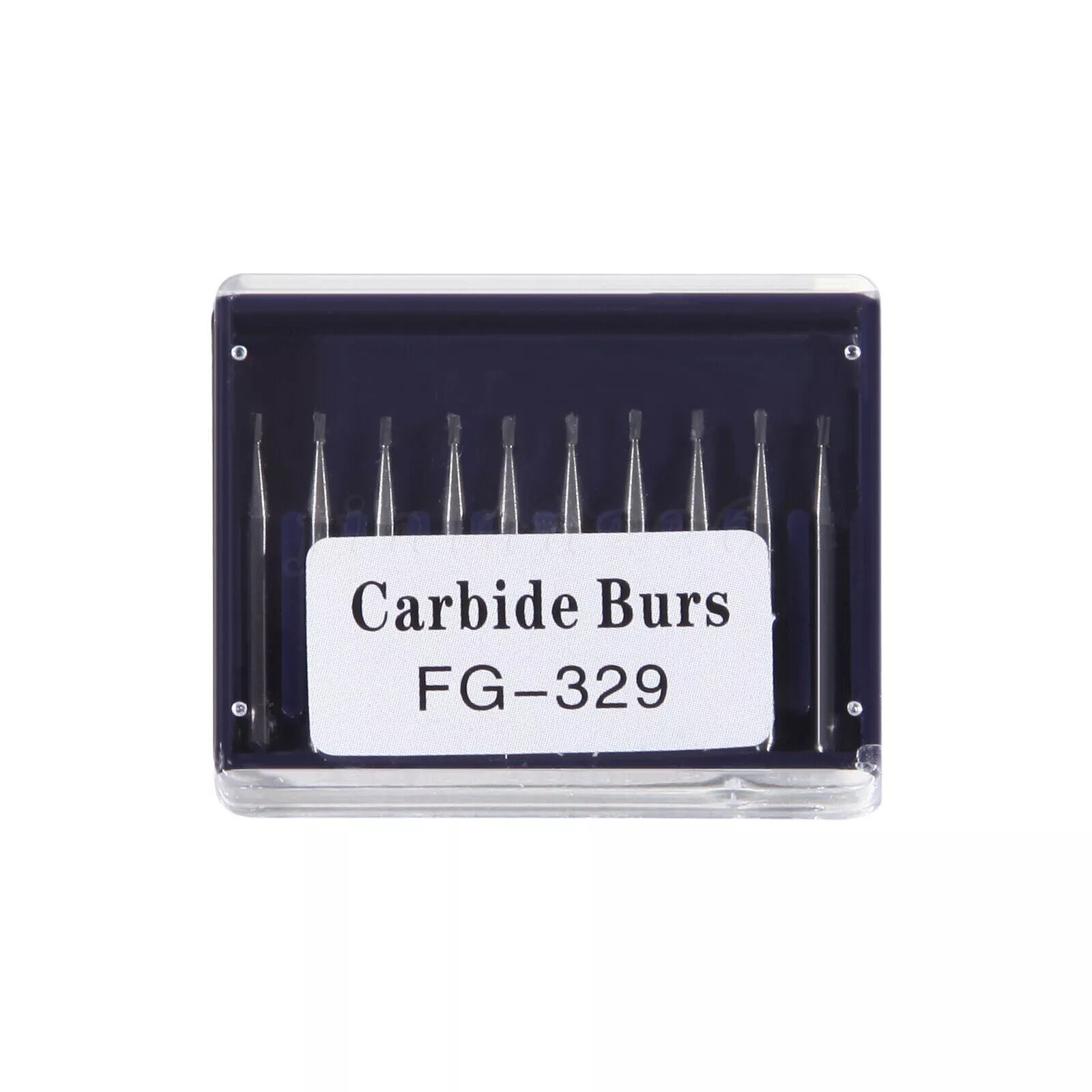 Dental Carbide Burs FG-329 Pear Burs for High Speed Handpiece 19mm 10pcs USA
