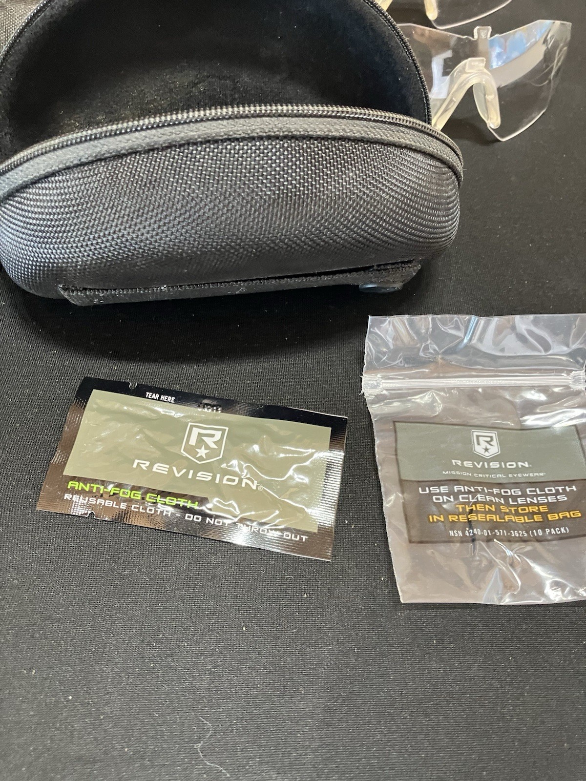 Revision Stingerhawk Frameless Safety Glasses Kit, Clear & Gray Lenses