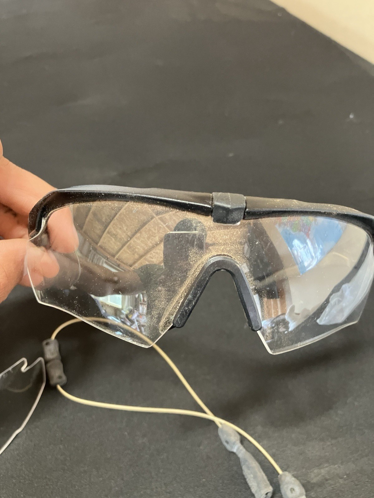 Revision Stingerhawk Frameless Safety Glasses Kit, Clear & Gray Lenses