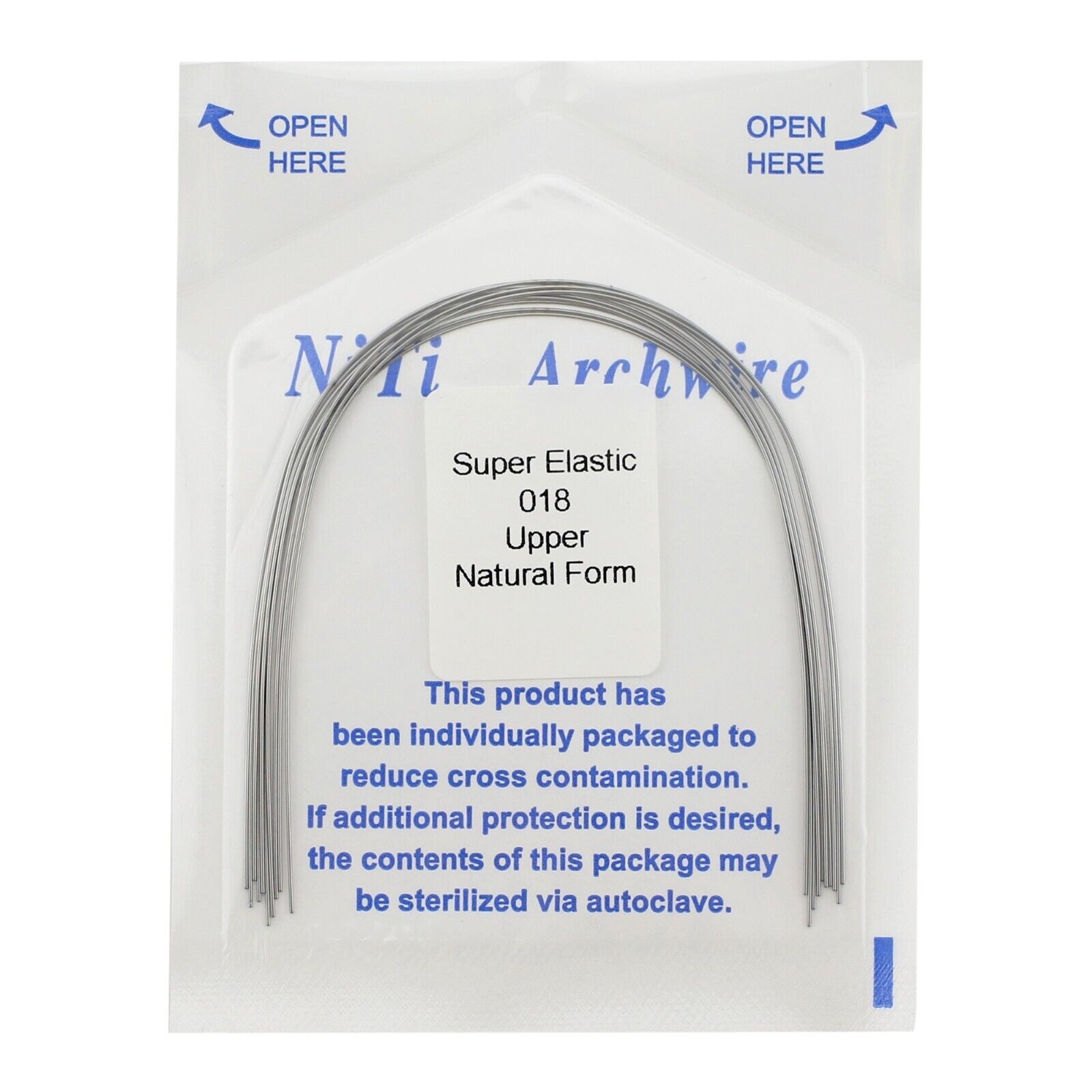 10-100x Dental Ortho Arch Wire Niti Super Elastic Round Rectangular Natural Form