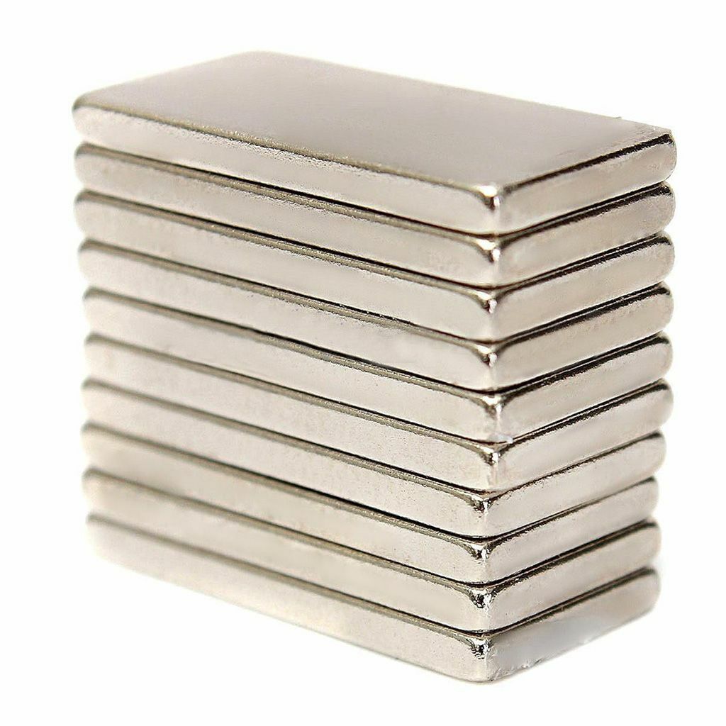 50PCS N52 Neodymium Block Magnet Strong Rare Earth Magnets 20*10*2mm Rectangle