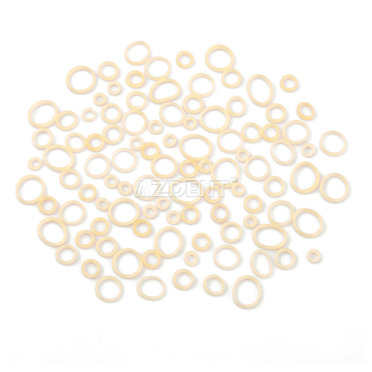 Dental Orthodontic Elastic Rubber Bands Latex Braces Zoo Pack 3.5/5.0/6.5 OZ