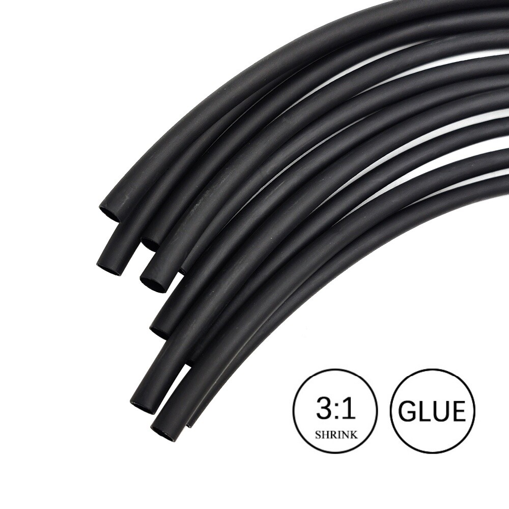 (SMALL SIZES) 3:1 Heat Shrink Tubing Tube Glue Waterproof Dual Wall Wires Wrap