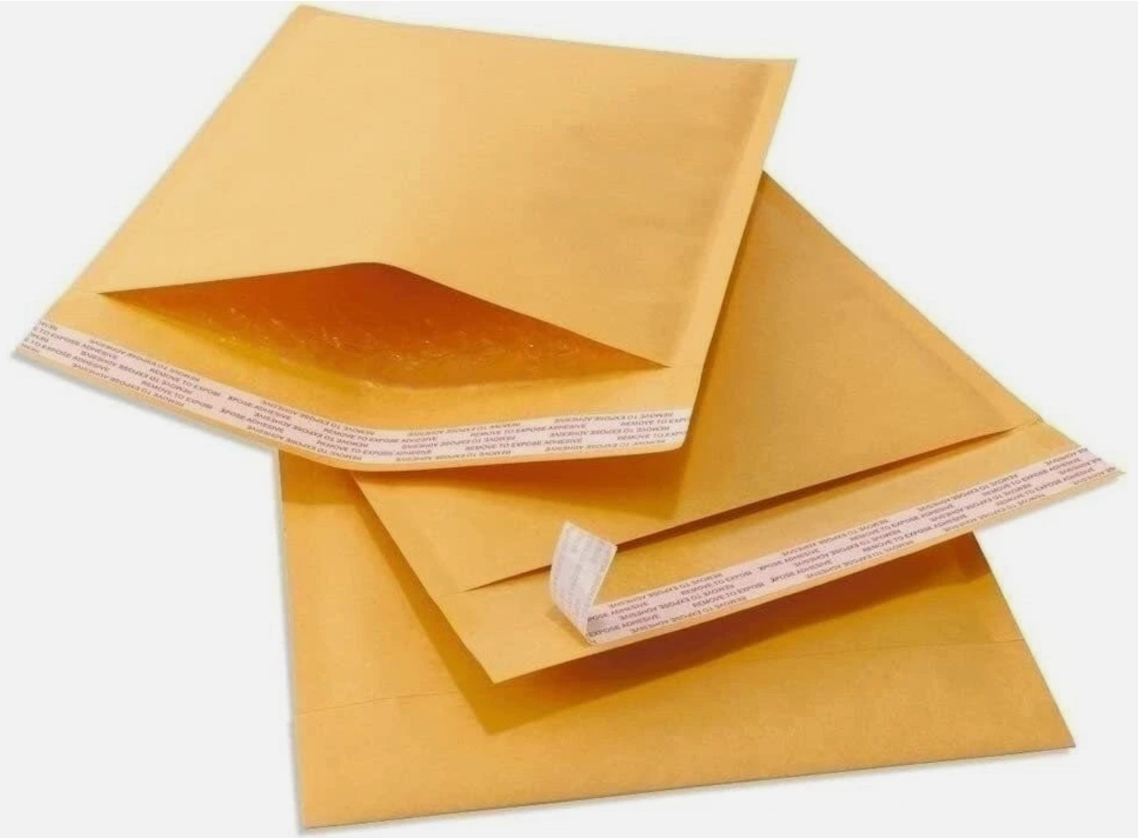 500 #000 Kraft Paper Bubble Padded Envelopes Mailers Shipping Case, 4×8.