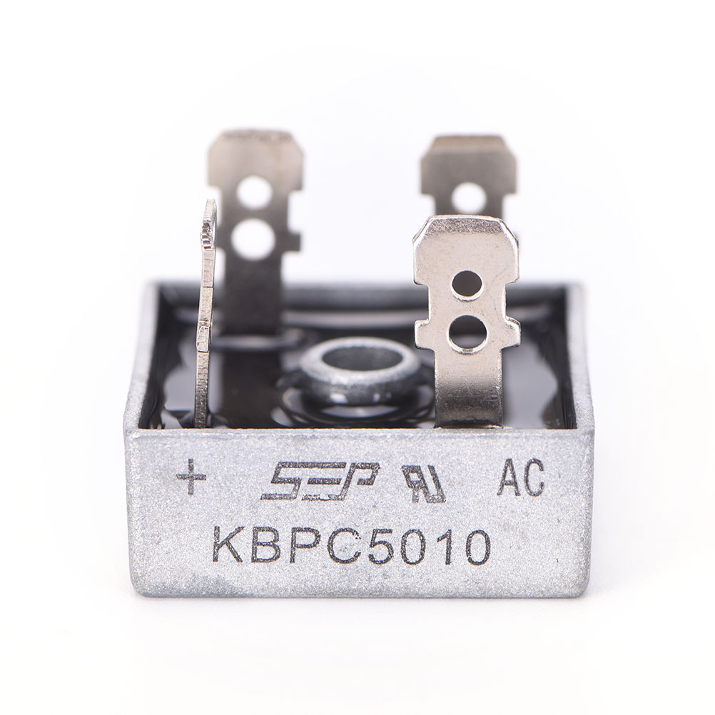 50 Pcs 1000V 50A Metal Case Single Phase Diode Bridge Rectifier KBPC5010 50X