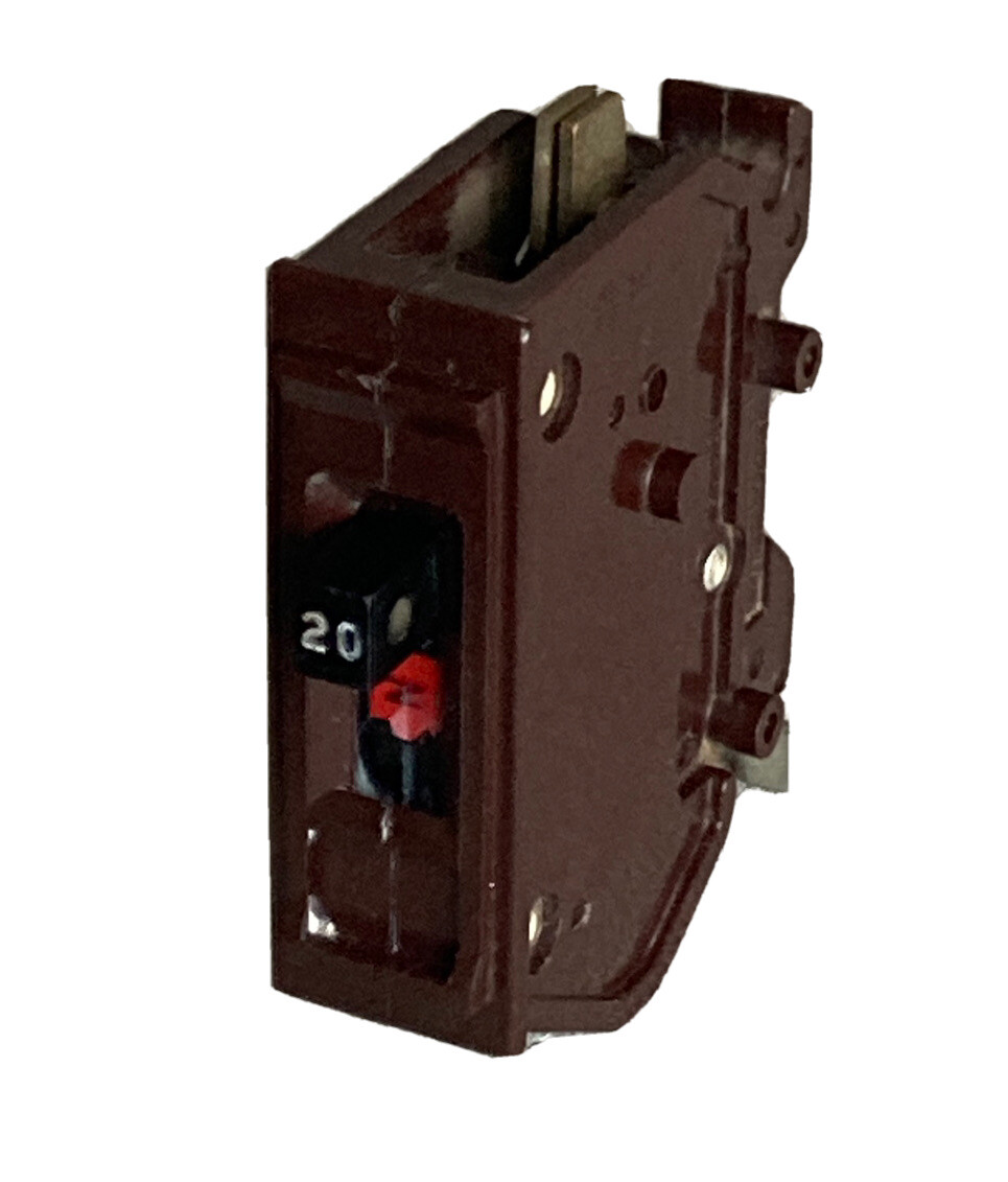 Wadsworth A120NI 20 Amp 1 Pole 1P Type A Metal FOOT Breaker A120N A120
