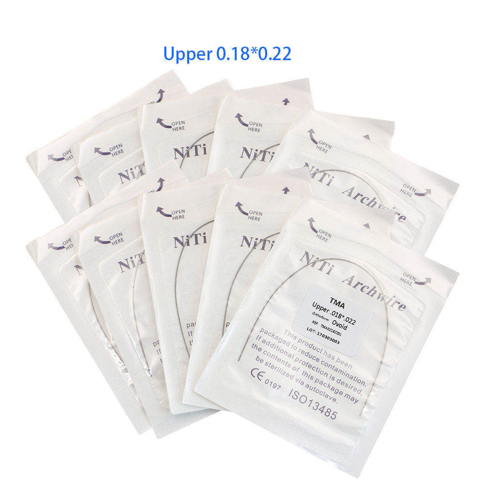 Dental Orthodontic TMA Beta Ti-Mo Arch Wires Ovoid Rectangular 1pc/pack