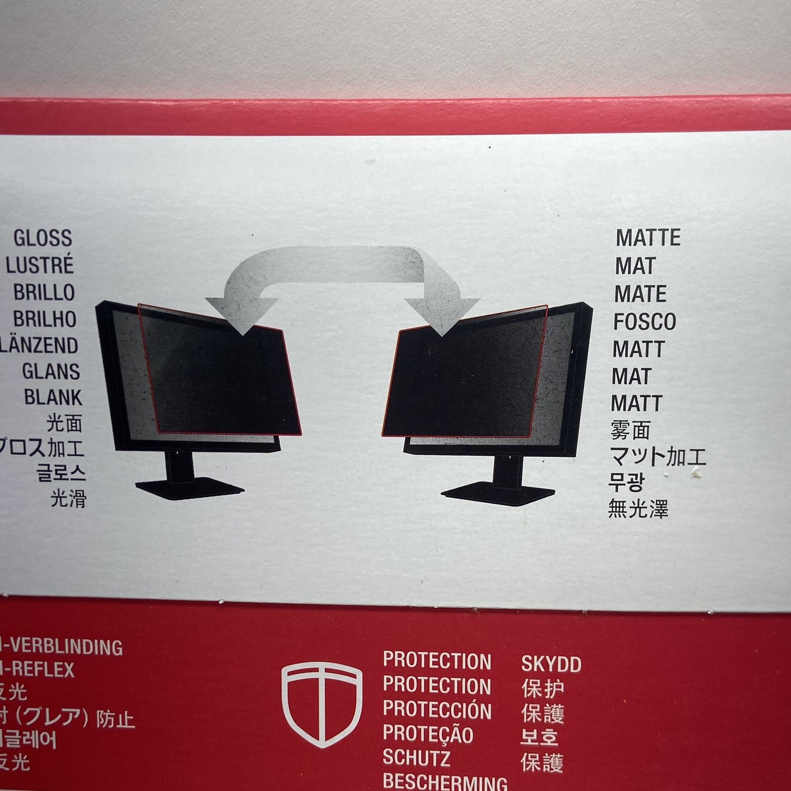 3M Frameless Blackout Privacy Filter for 23 in. Monitor PF230W9B 16:9 Ratio New