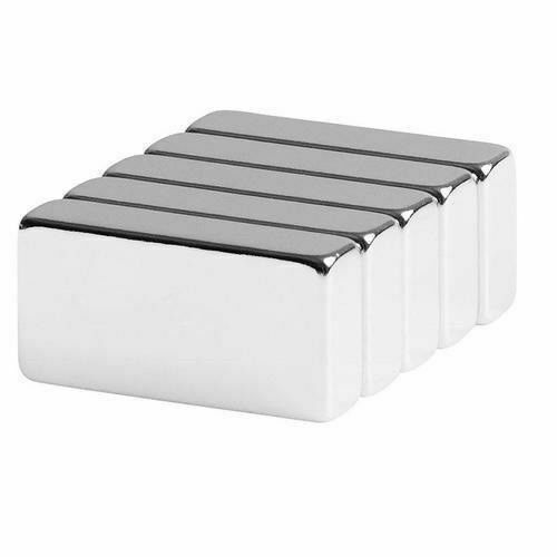 50PCS N52 Neodymium Block Magnet Strong Rare Earth Magnets 20*10*2mm Rectangle