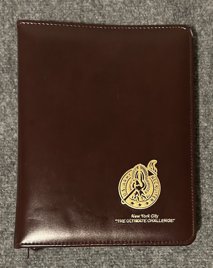 United States Army Recruiters New York City Binder Planner Ultimate Challeng