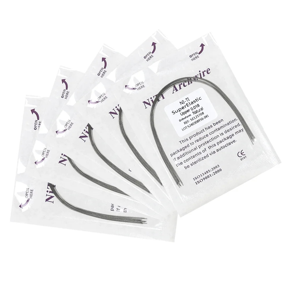 Dental Super Elastic Niti Round Arch Wires Arch Wire for Bracket Braces Alambre