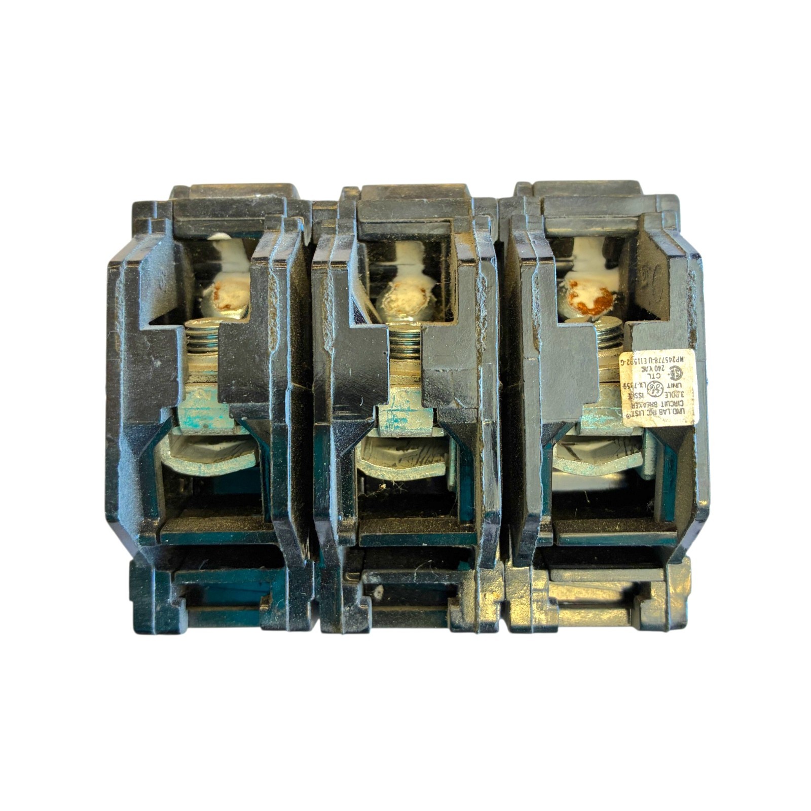 GE General Electric THQL32040 Type THQL 40A 3-Pole 240V Plug-In Circuit Breaker