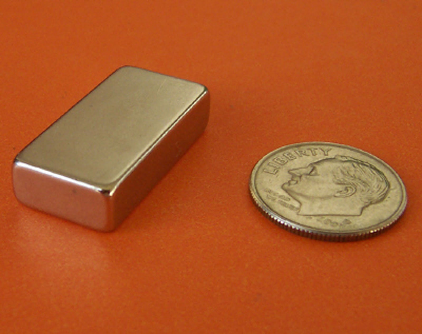 10 Strong 1×1/2×1/4 Inch Grade N42 Rare Earth Neodymium Block Magnet