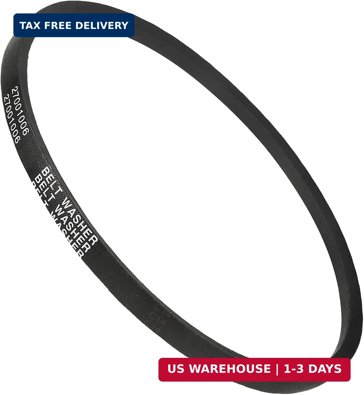 27001006 WP27001006 Washer Drive Belt for Whirpool Amana Maytag Washing Machine