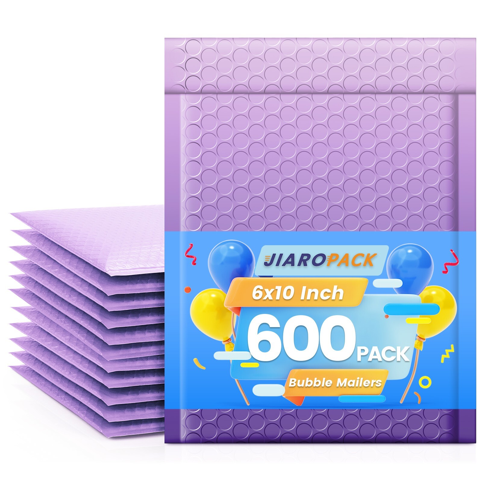 600Pack Cute Poly Bubble Mailers Padded Envelopes Shipping Mailing Bags 6×10