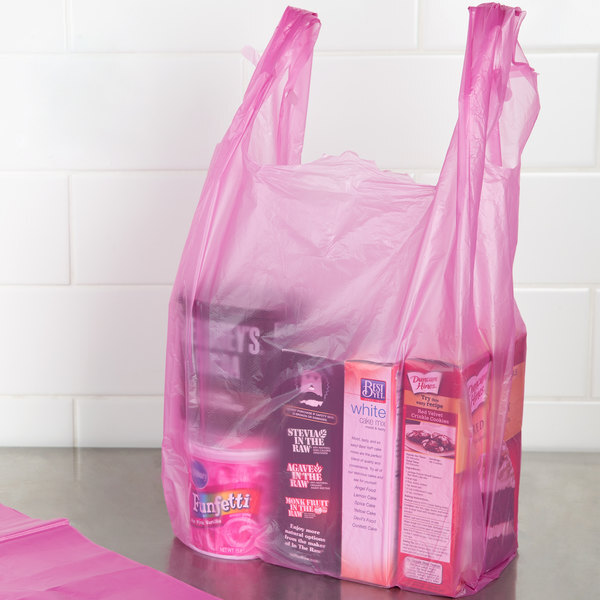 1/6 THANK YOU T-Shirt Bags 11.5″x6.5″x21″Plastic Shopping bags colors 100-1000