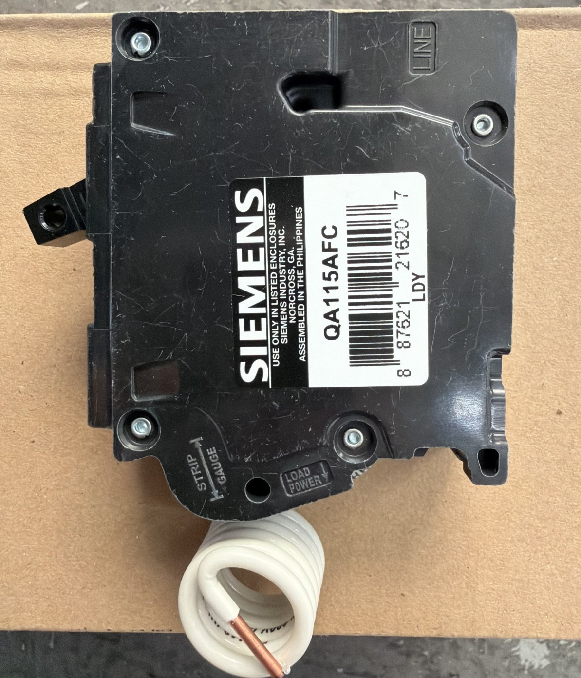 10 PCS Siemens QA115AFC 15A AFCI Arc Fault Circuit Breaker
