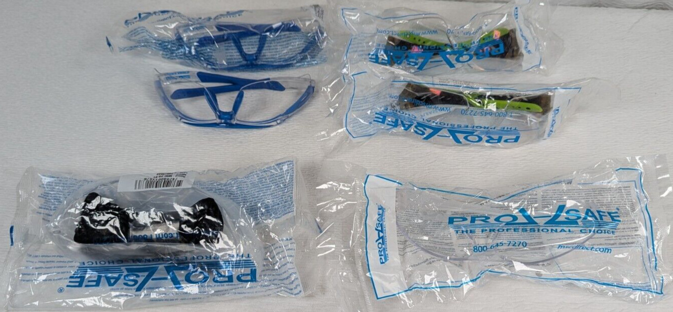 Pro-Safe – Clear Anti-Fog – Frameless Safety Glasses – Qty 6 – PS10-36002