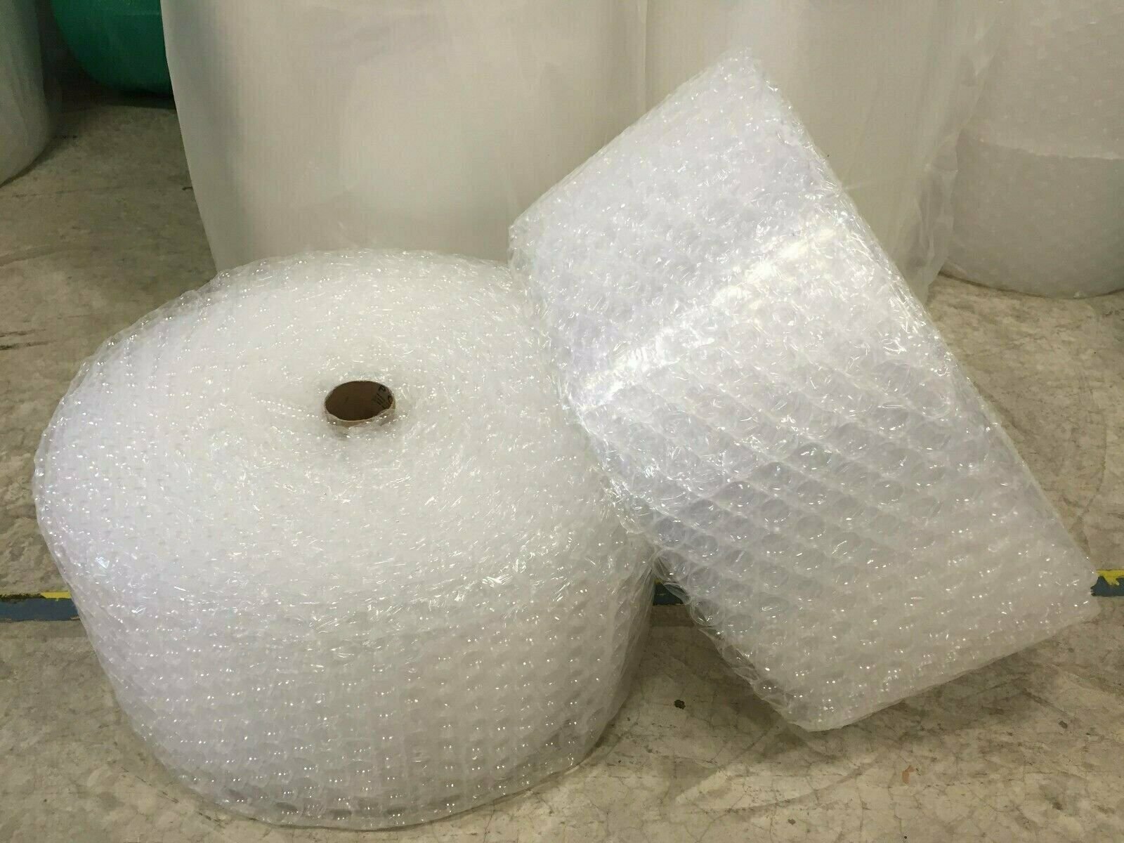 ZV 1/2″ x 12″ x 250′ 250FT Large Clear Bubble Padding Cushioning Wrap Roll