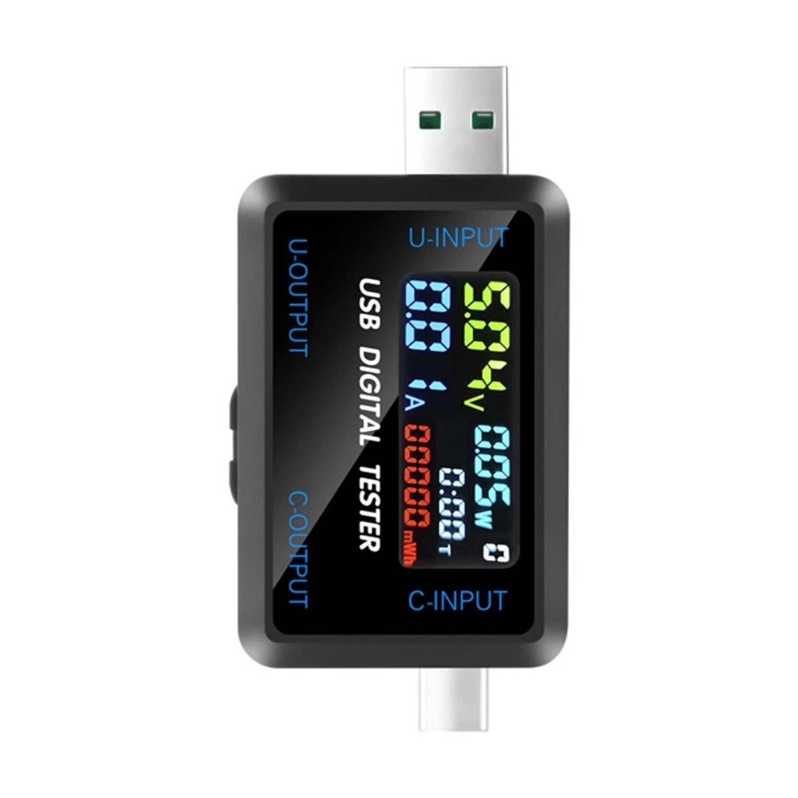 Portable USB C Voltmeter Current Meter Tester for Power Bank Charger Cable Test