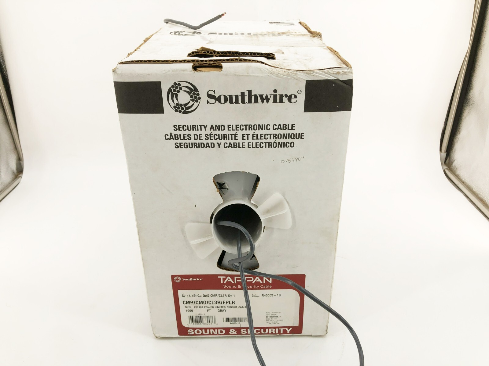 New Southwire R40005-1B Cable CMR/CMG/CL3R/FPLR Approx. 700FT.