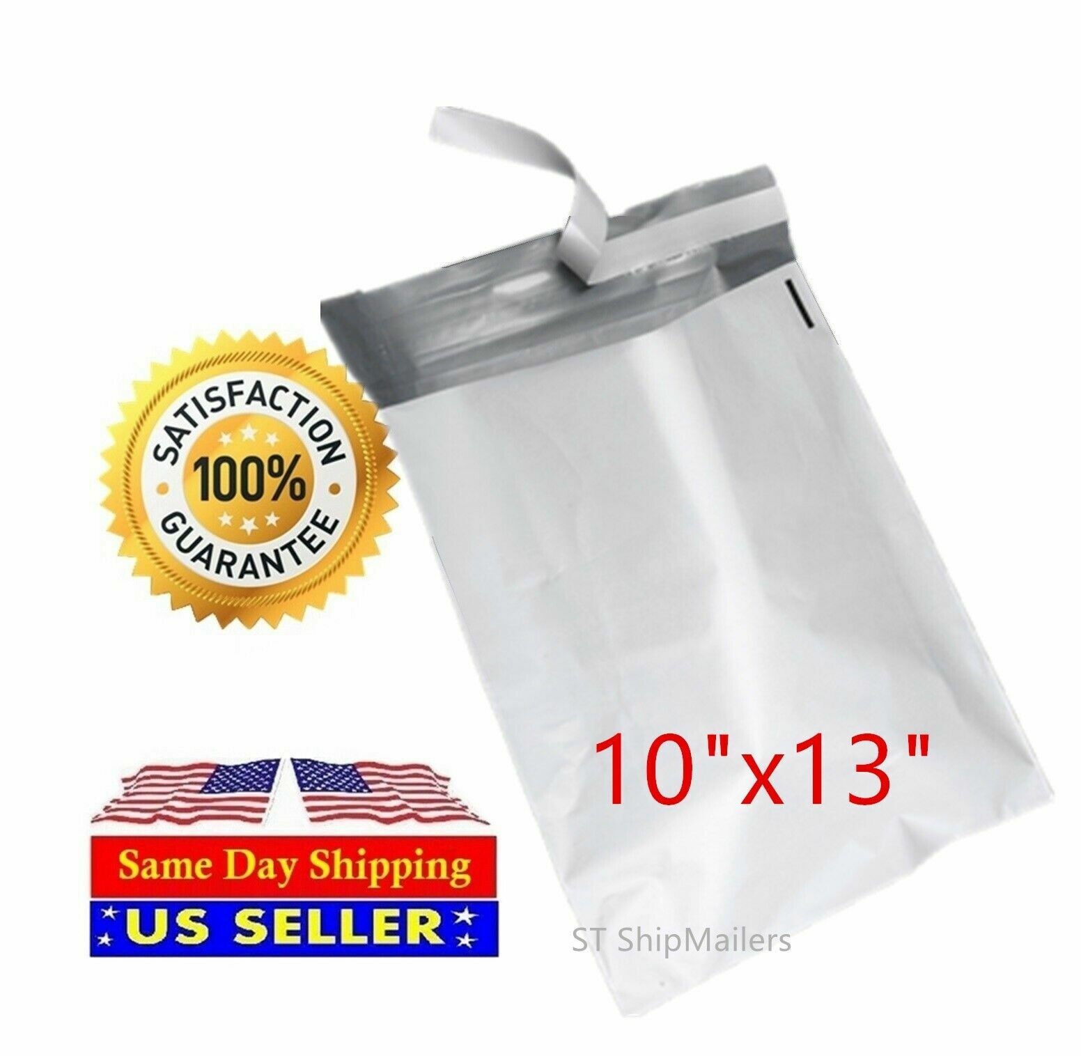 100 10″x13″ Light Poly Mailer 2 Mil Shipping Mailing Packaging Envelope Bags