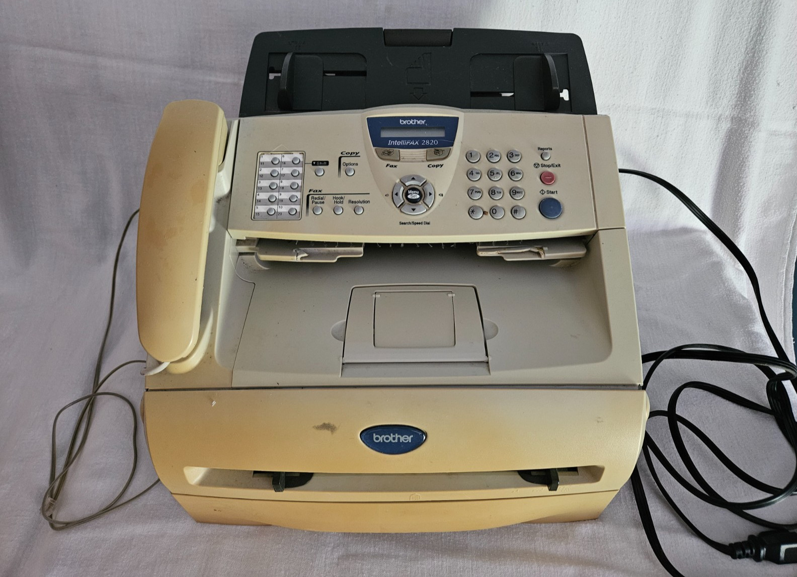 Brother IntelliFAX 2820 All in One Laser Fax Machine Printer Copier