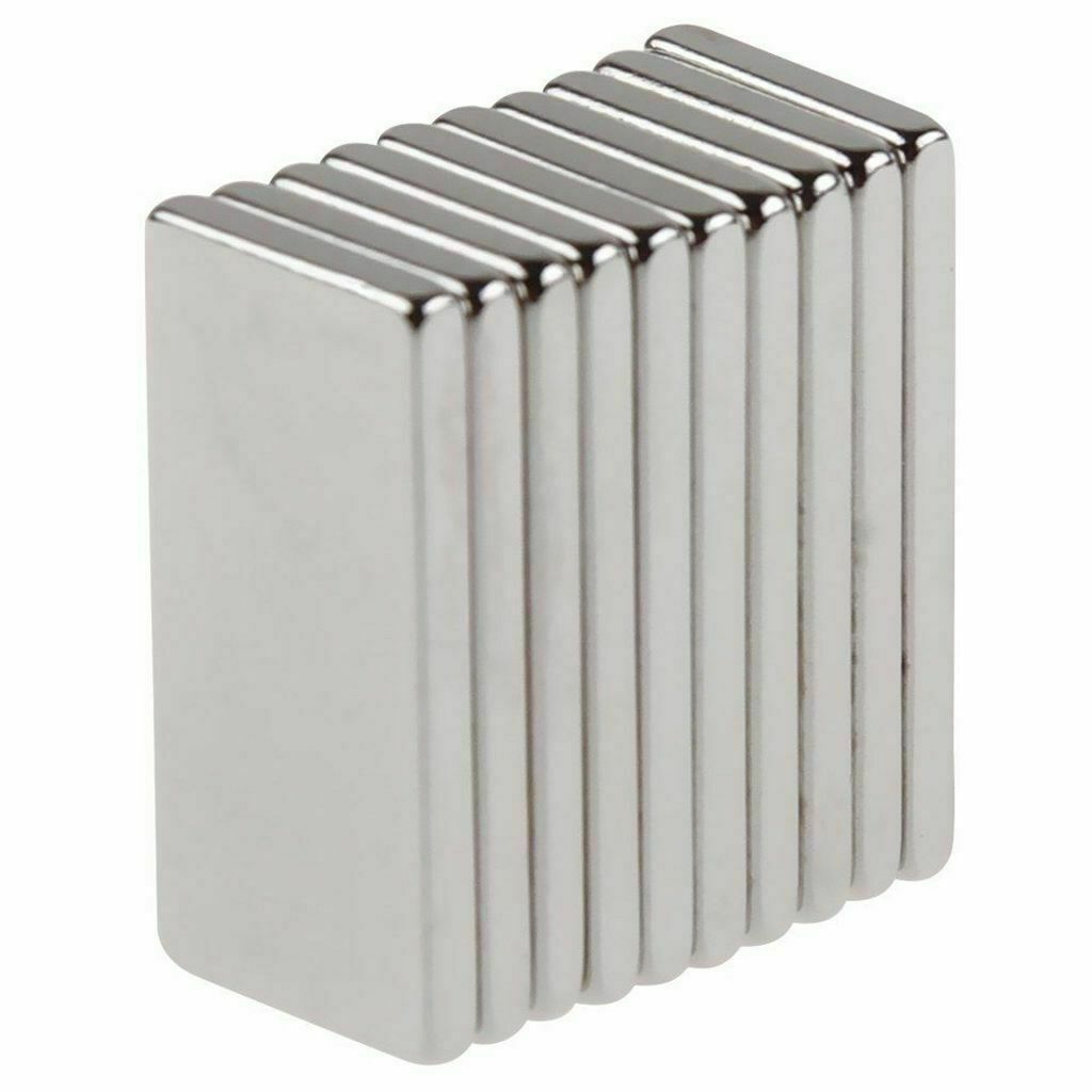 50PCS N52 Neodymium Block Magnet Strong Rare Earth Magnets 20*10*2mm Rectangle