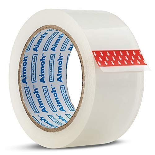 12 Rolls Heavy Duty Clear Packing Tape -Acrylic Adhesive- 2.7mil Super Strong…