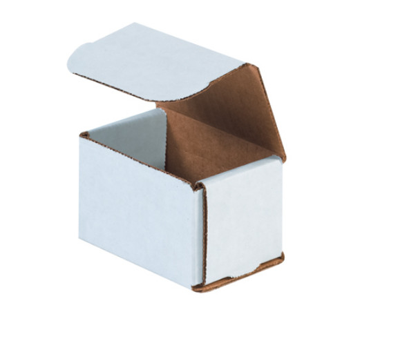 1-800 CHOOSE QUANTITY 3x2x2 Corrugated White Mailers Packing Boxes 3″ x 2″ x 2″