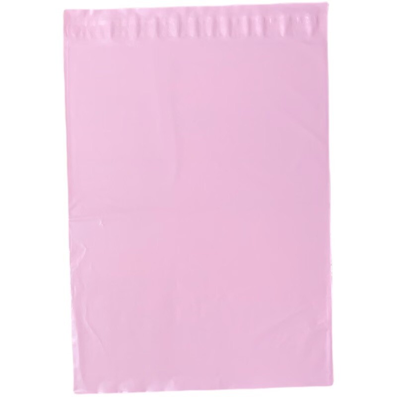 100 12″ x 15.5″ Light Pink Unlined Poly Mailer Bags Self Seal