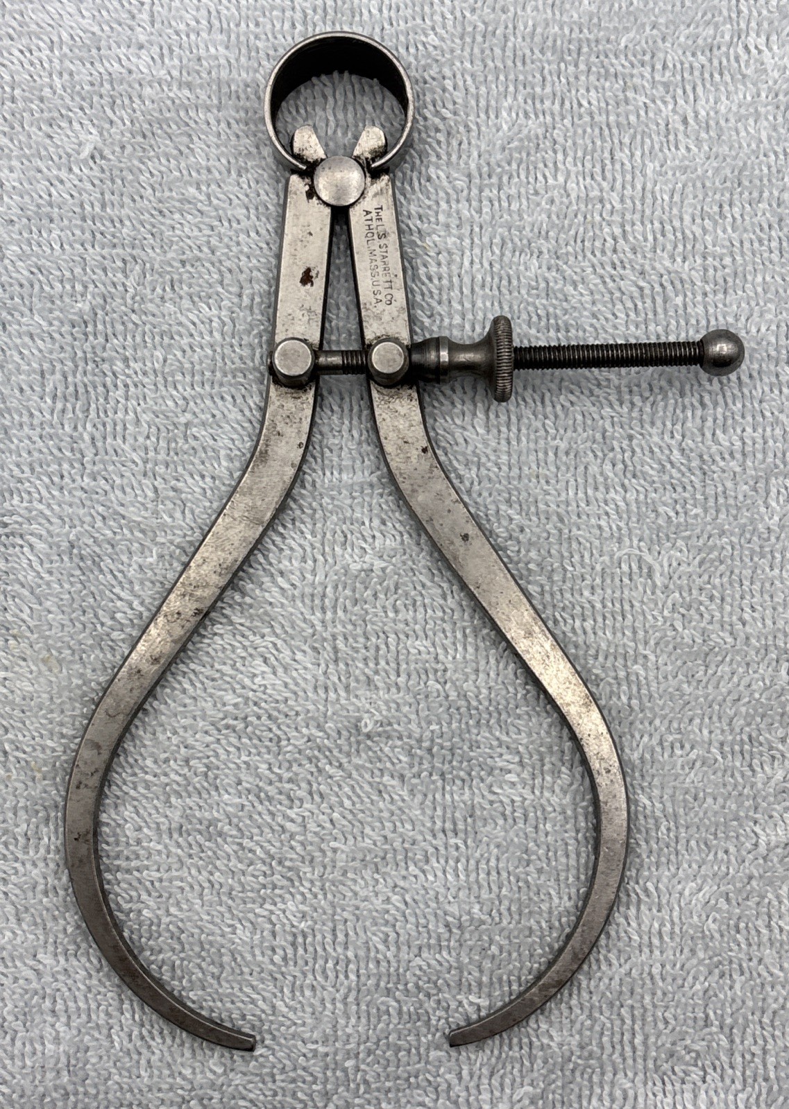 L.S. Starrett, Lot of 6, Machinist, Outside Calipers, 5 Starrett, 1 Unknown, Vtg