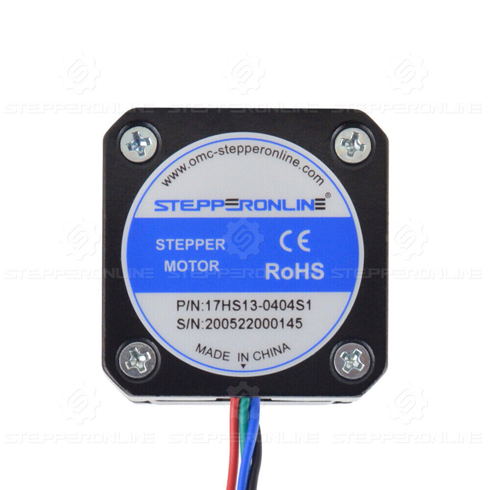 STEPPERONLINE Nema 17 Stepper Motor 37oz.in 0.4A 42x34mm for 3D Printer Extruder