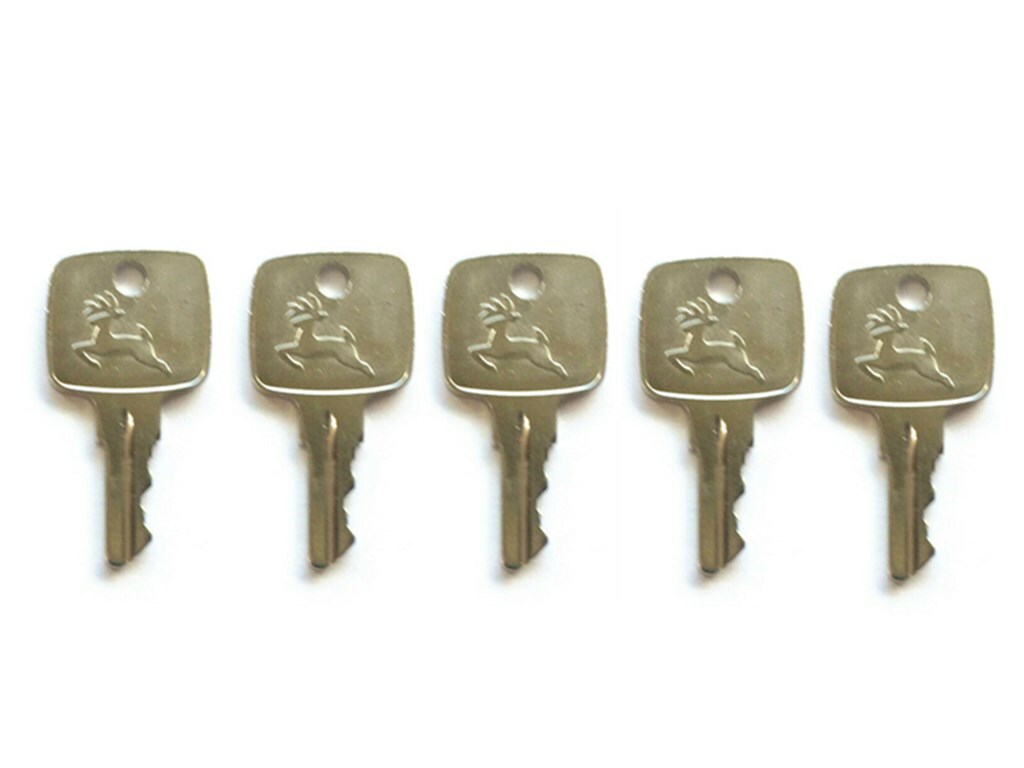 5 Ignition Key Fits John Deere 955 4200 4300 4400 4500 4600 4700 5200 5300 540