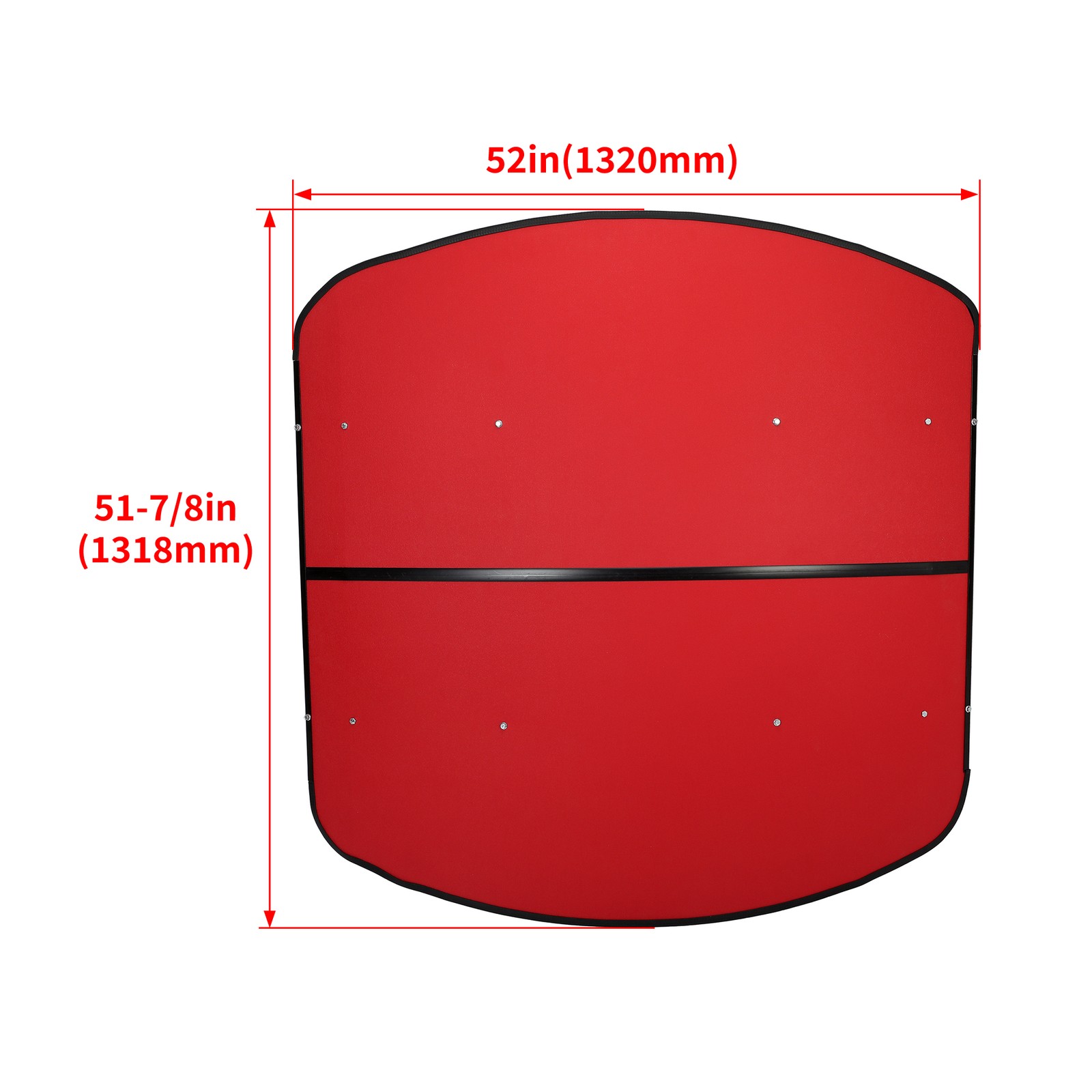 Red Tuff Top Tractor Canopy For ROPS 52″ X 52″ w/ Mounting Accessories