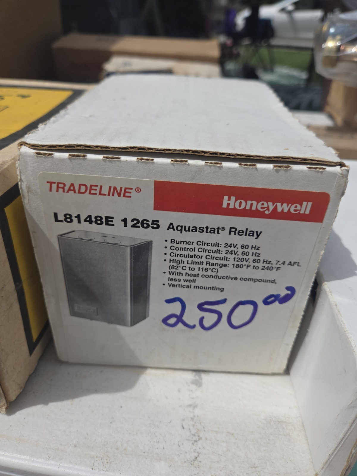 Honeywell Aquastat Relay L8148E 1265 Genuine Part
