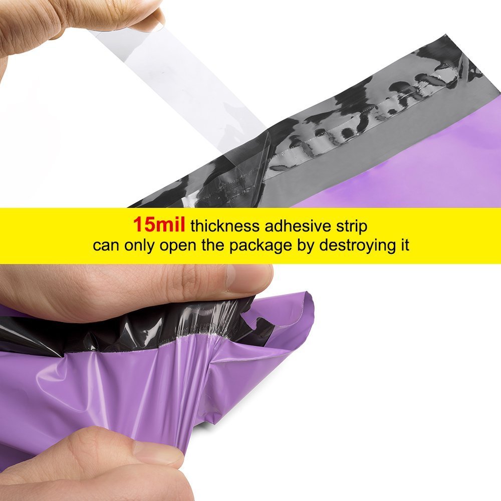 200 Poly Mailers 7.5×10.5 Shipping Bags Packaging Mailing Envelope Purple
