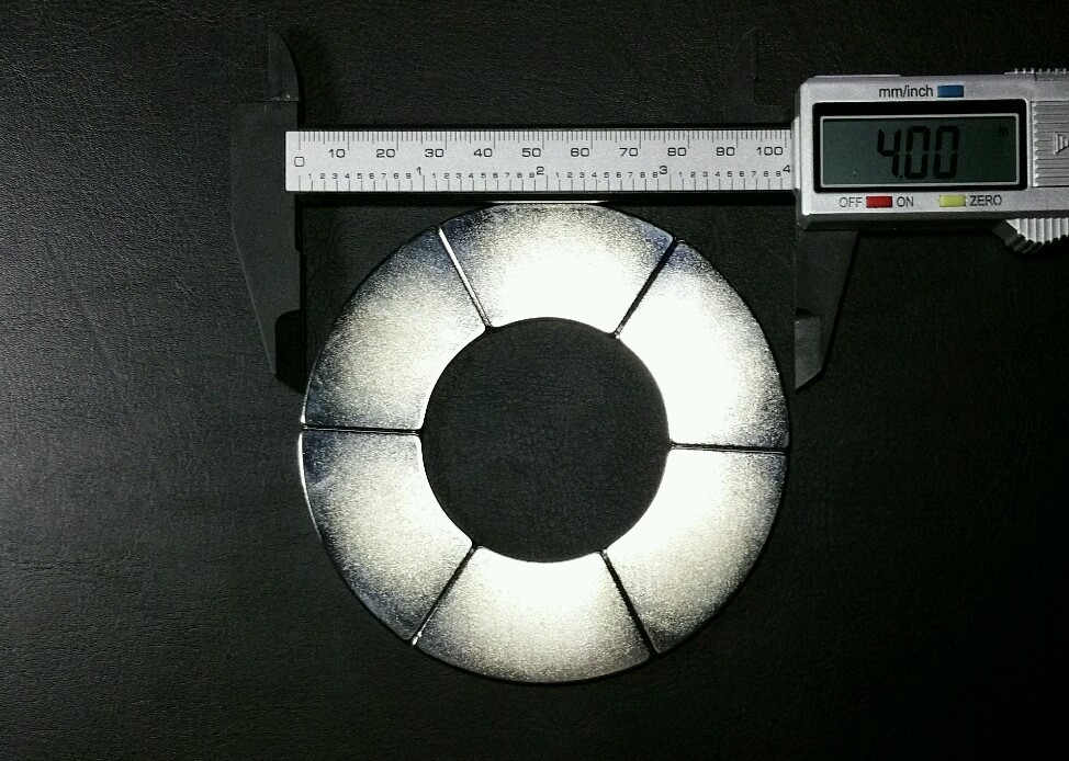One Large Neodymium N52 Ring Magnet Strong Rare Earth 4″